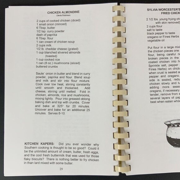 Recipes From Sweet Yesterday Cookbook Signed By Thelma Allen 1994 Spiral Bound - Picture 8 of 16